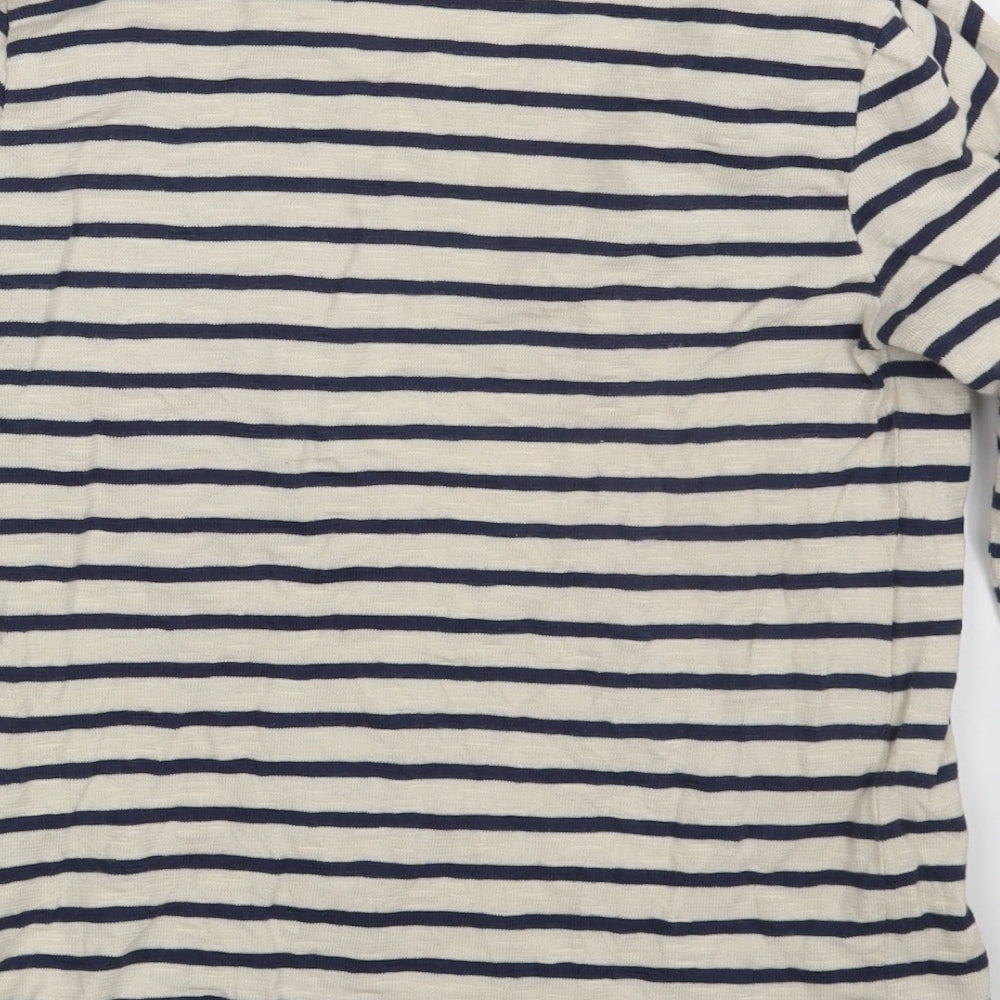 Topshop Womens Multicoloured Striped Pullover Jumper Size 8