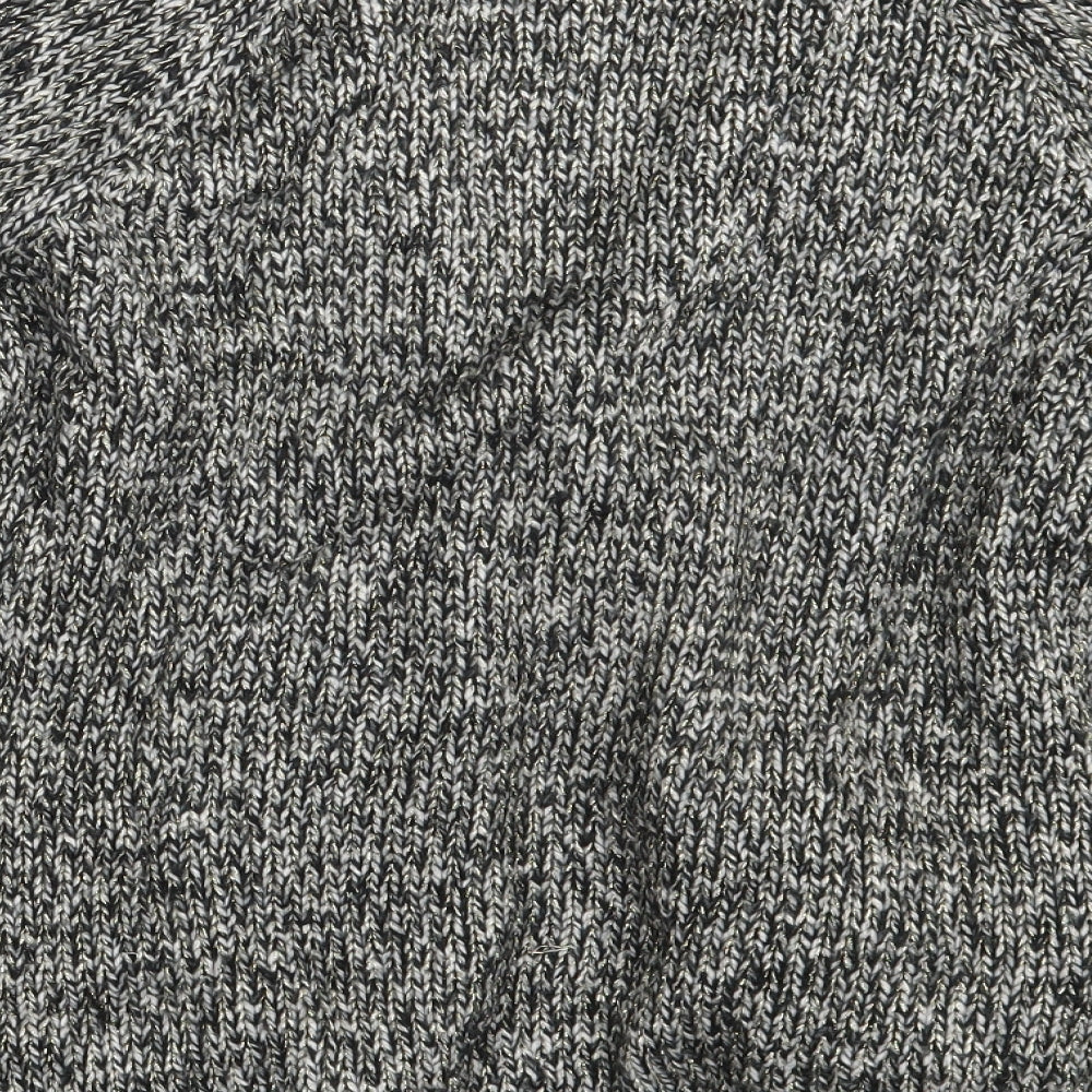Casual Club Womens Grey Full Zip Jumper One Size