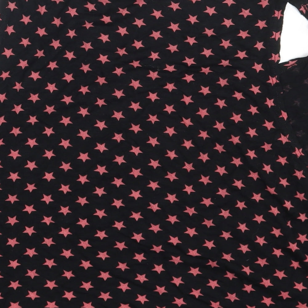 Topshop Womens Black Polka Dot Camisole Blouse Size 10