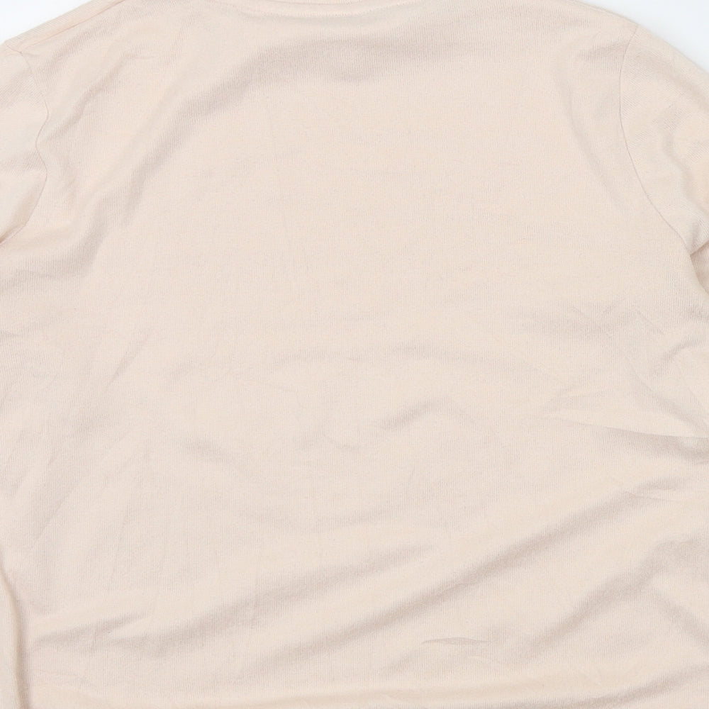 F&F Womens Pink Pullover Jumper Size 12