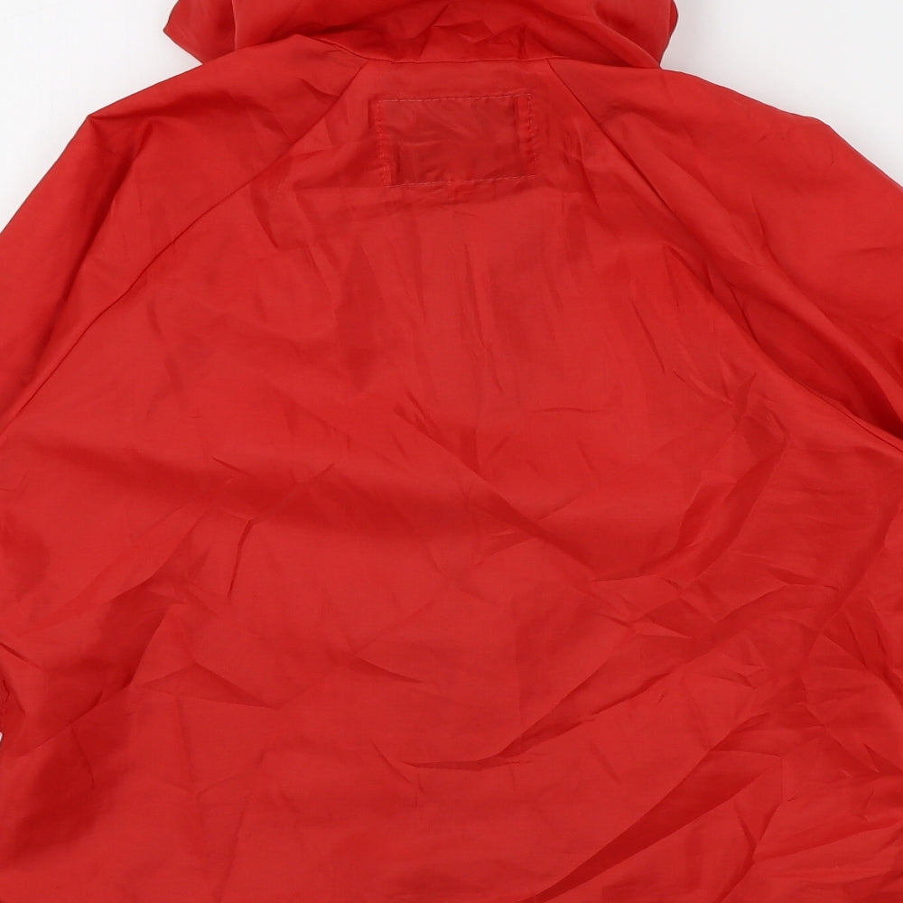 uniformity Boys Red Colourblock Jacket Size 6-7 Years