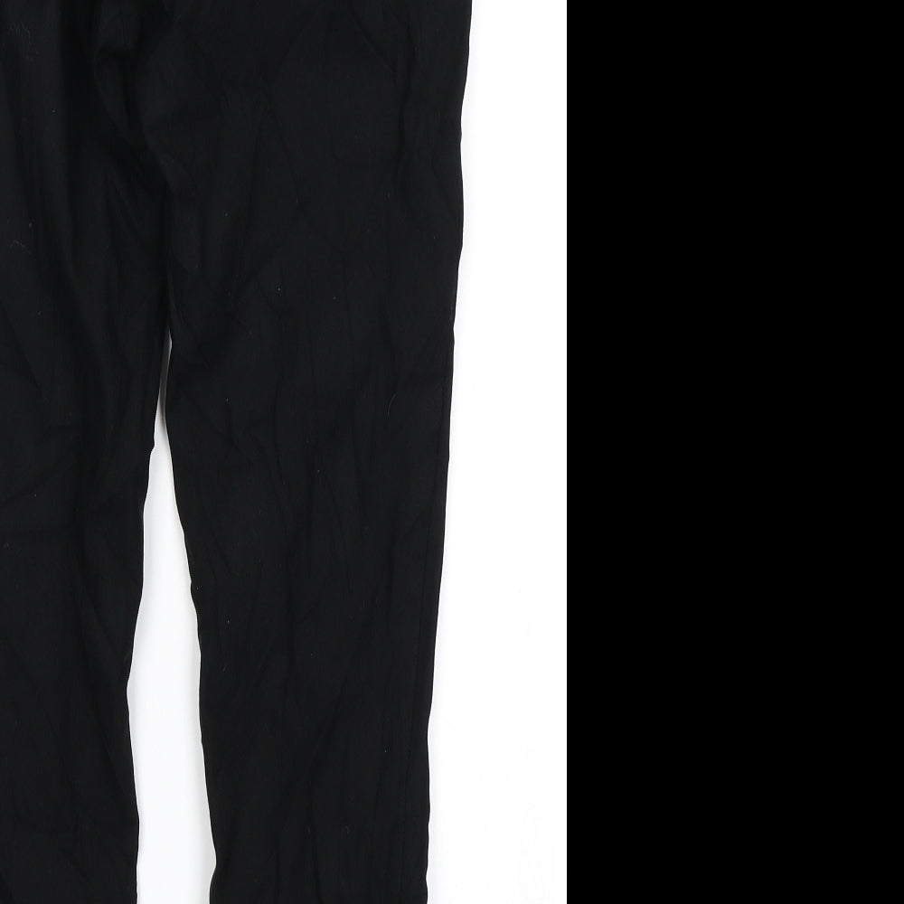 F&F Womens Black Trousers Size 12 L24 in