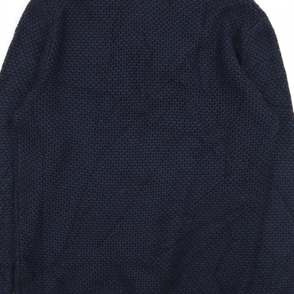 Easy Mens Blue Pullover Jumper Size M