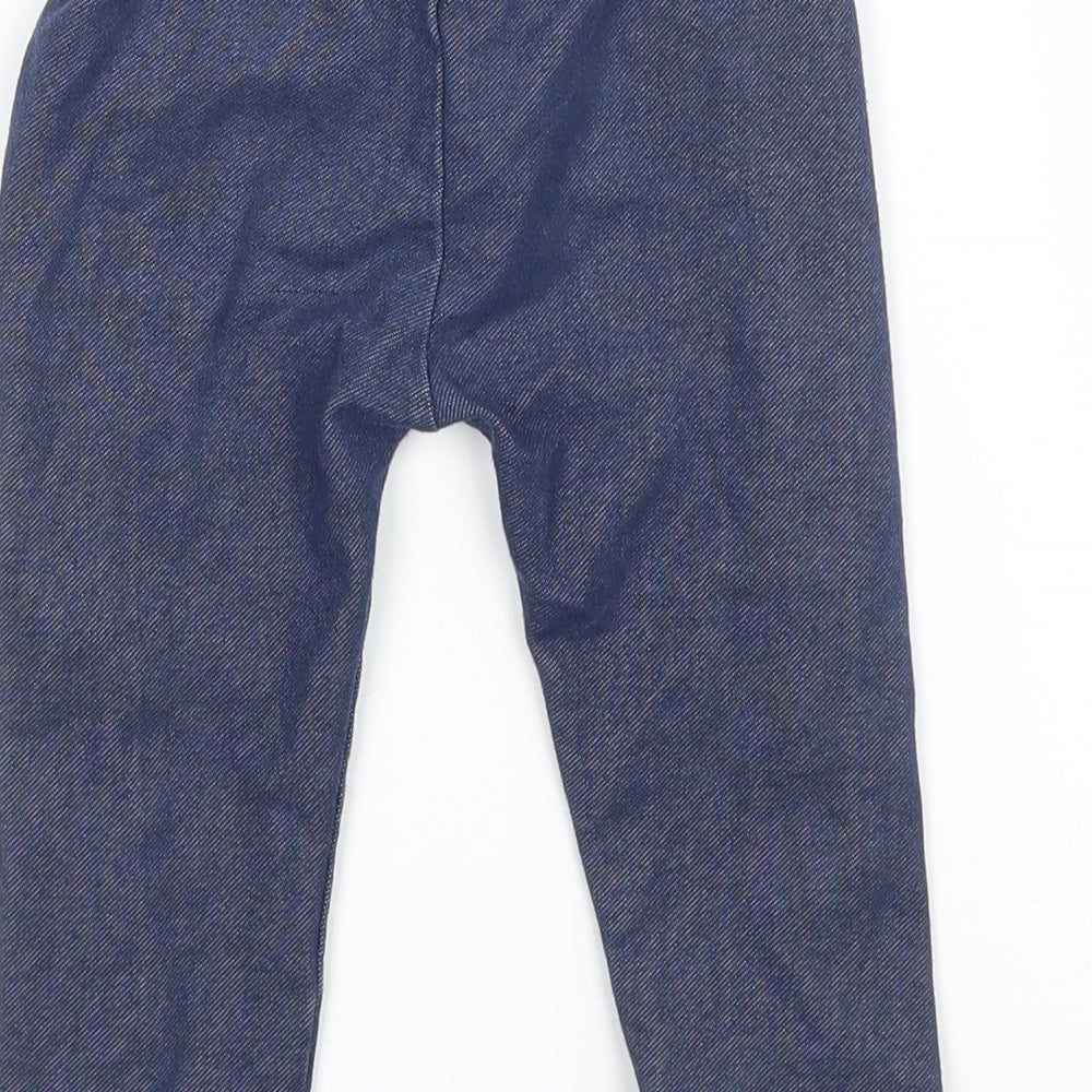 Nutmeg Baby Black Jersey Jogger Trousers Size 9-12 Months