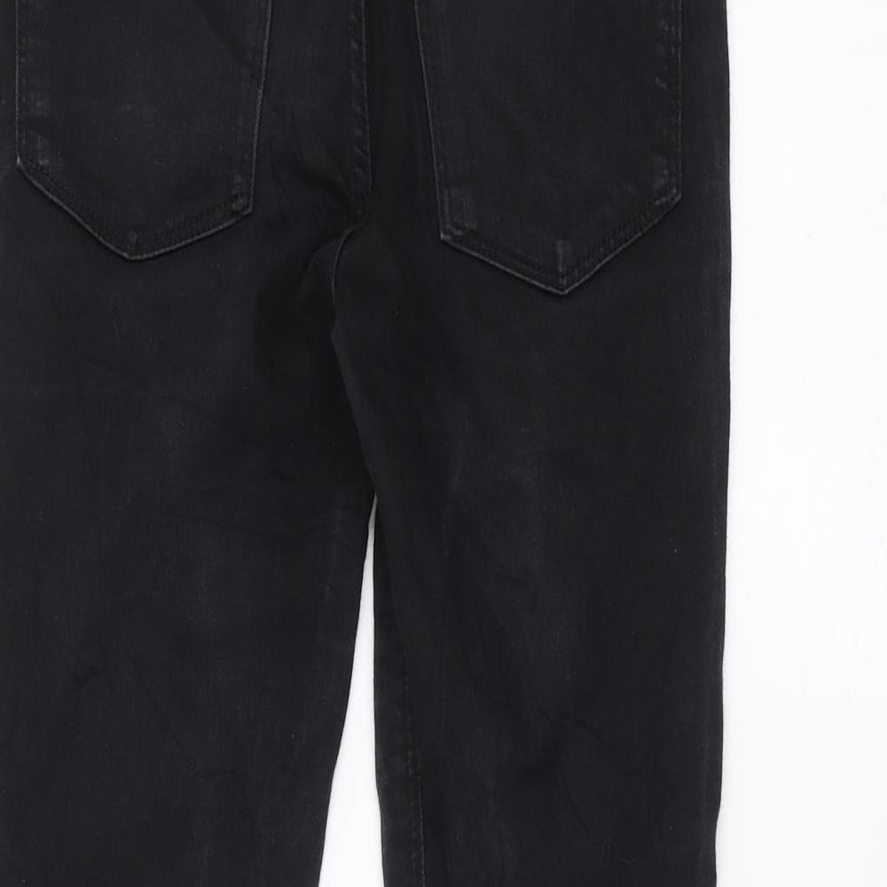Zara Womens Black Denim Skinny Jeans Size 6 L27 in