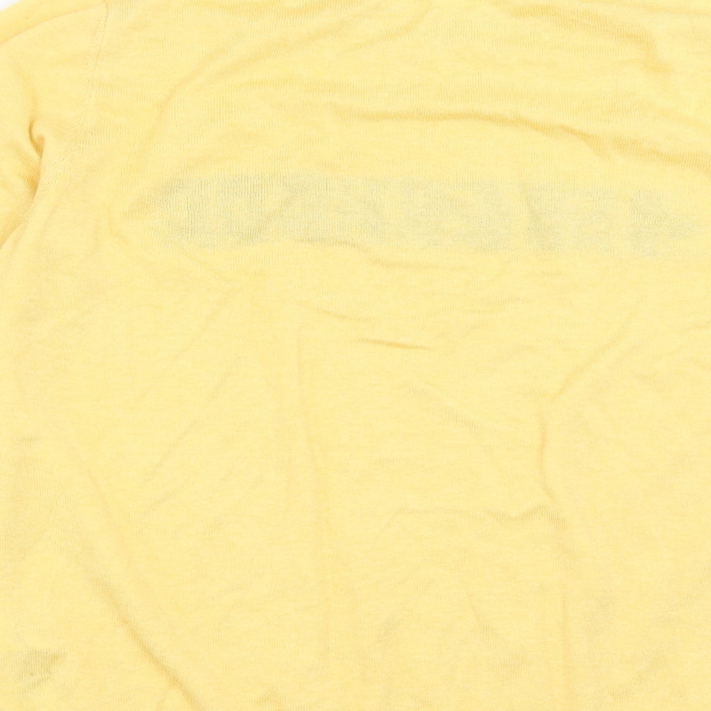 New Look Womens Yellow Knit Pullover Jumper Size 10 - Sisterhood