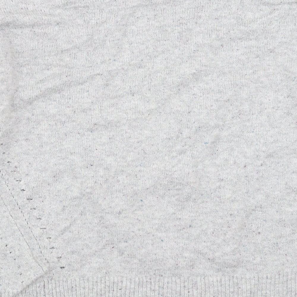 Topshop Womens Grey Knit Pullover Jumper Size 8