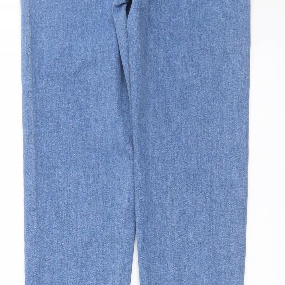 Primark Womens Blue Denim Skinny Jeans Size 10 L30 in