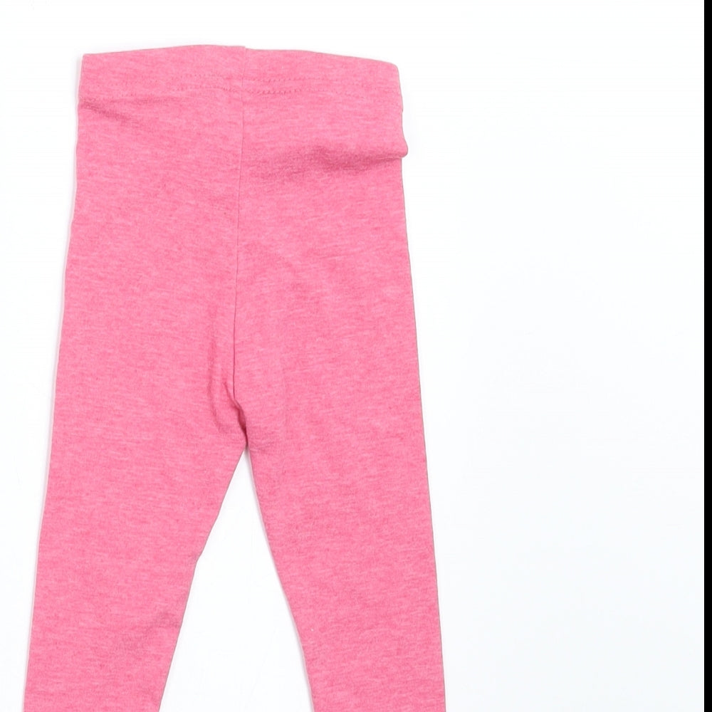 Primark Girls Pink Trousers Size 6-9 Months - legging