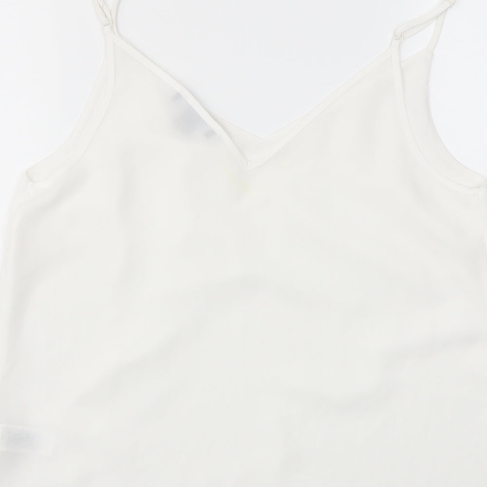 Primark Womens White Basic Blouse Size 12