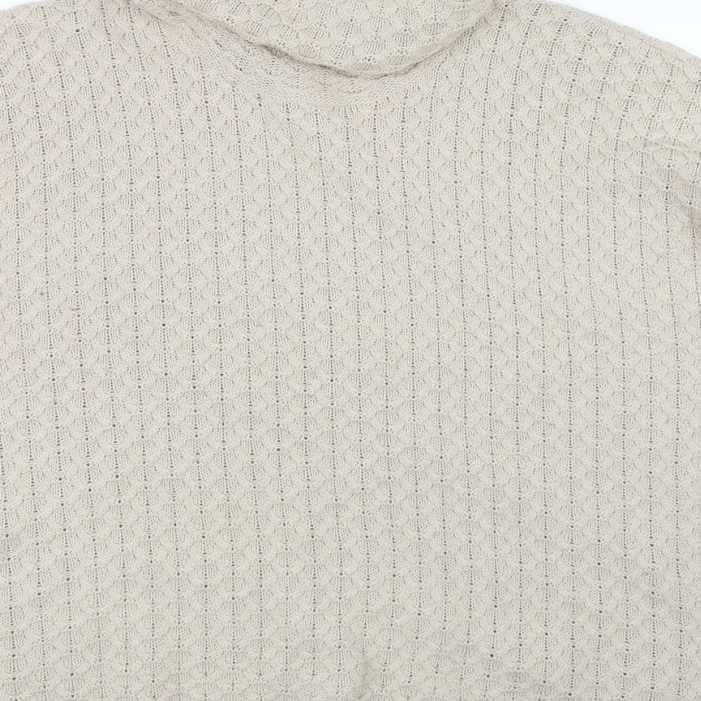 H&M Womens Brown Knit Pullover Jumper Size S