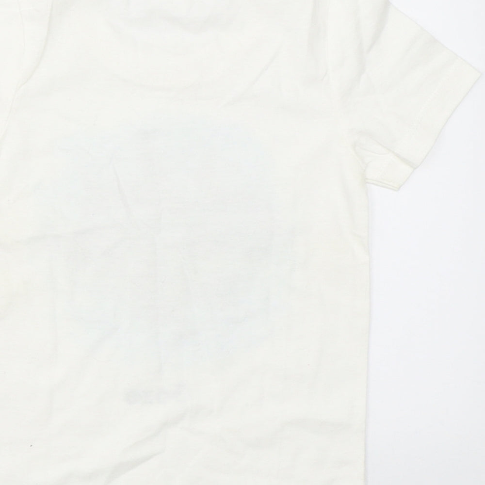 Preworn Boys White Basic T-Shirt Size XS - dolphin