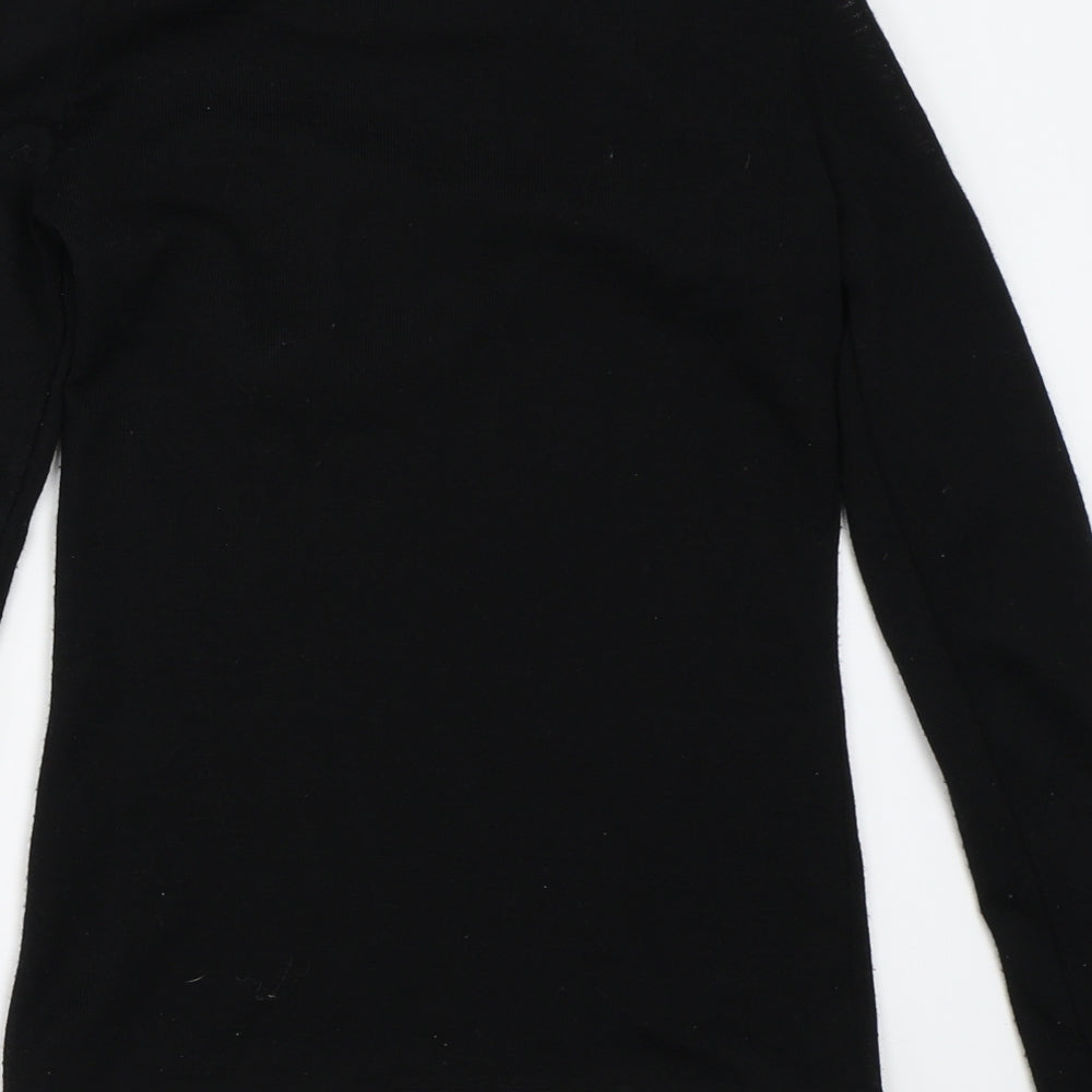 H&M Womens Black Pullover Jumper Size 10