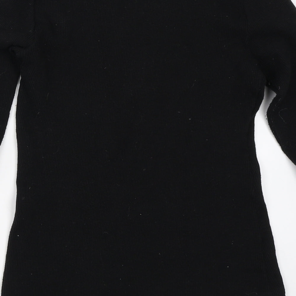 Dima Fashion Womens Black Pullover Jumper Size S