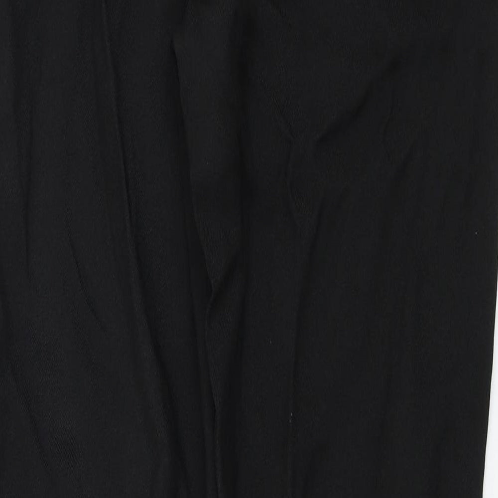 Missguided Womens Black Trousers Size 8 L25 in