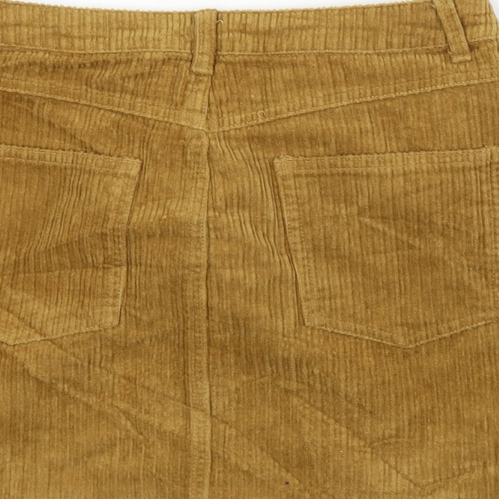 Missguided Womens Brown A-Line Skirt Size 6