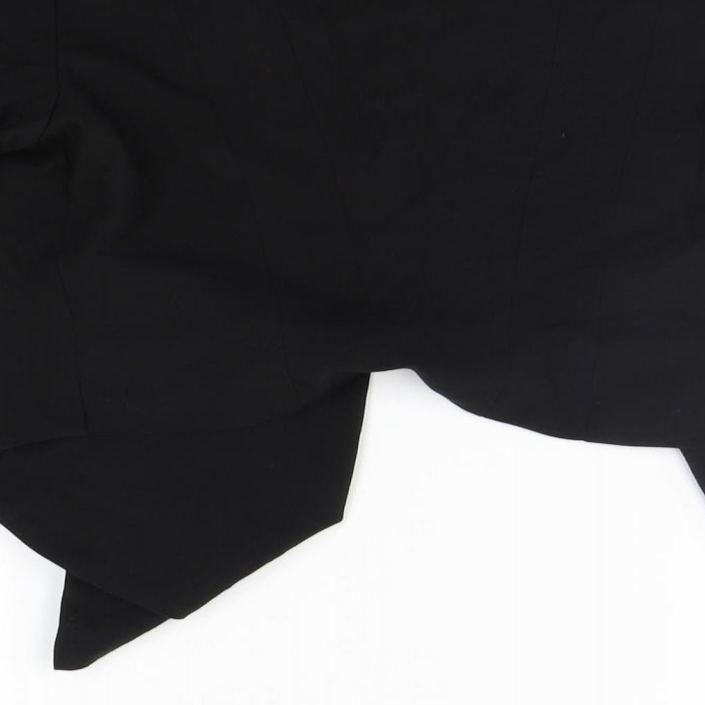 H&M Womens Black Gilet Blazer Size 10