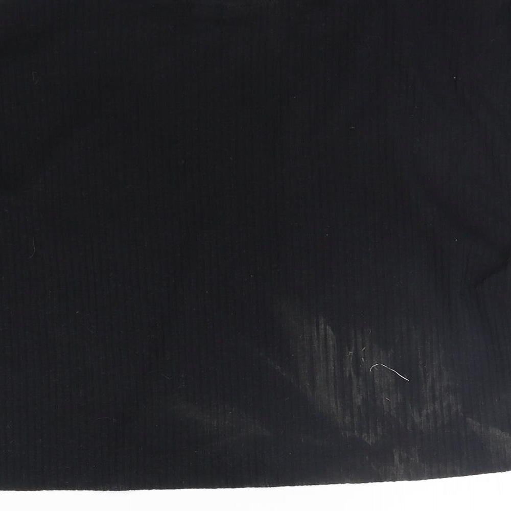ASOS Womens Black Basic T-Shirt Size 6