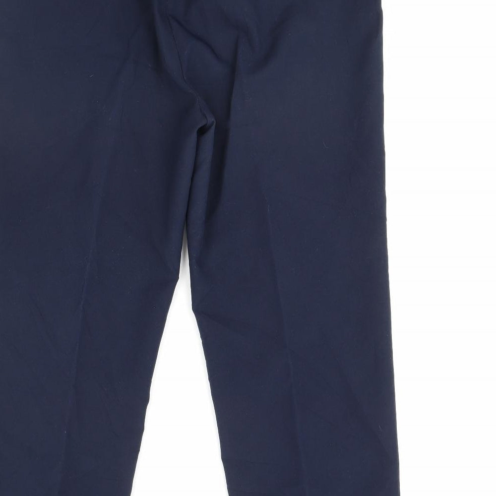 Platform Womens Blue Trousers Size 18 L29 in