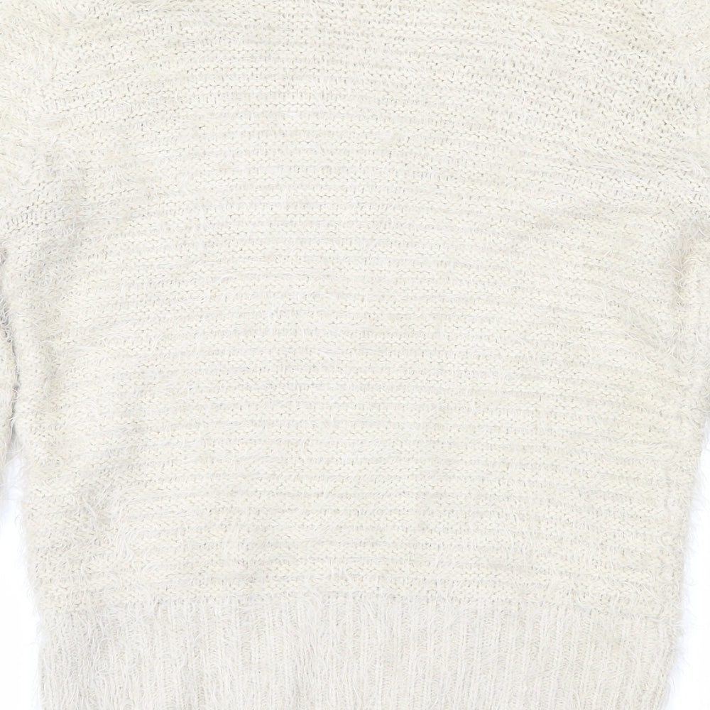 Blonde + Blonde Womens Beige Pullover Jumper Size 10