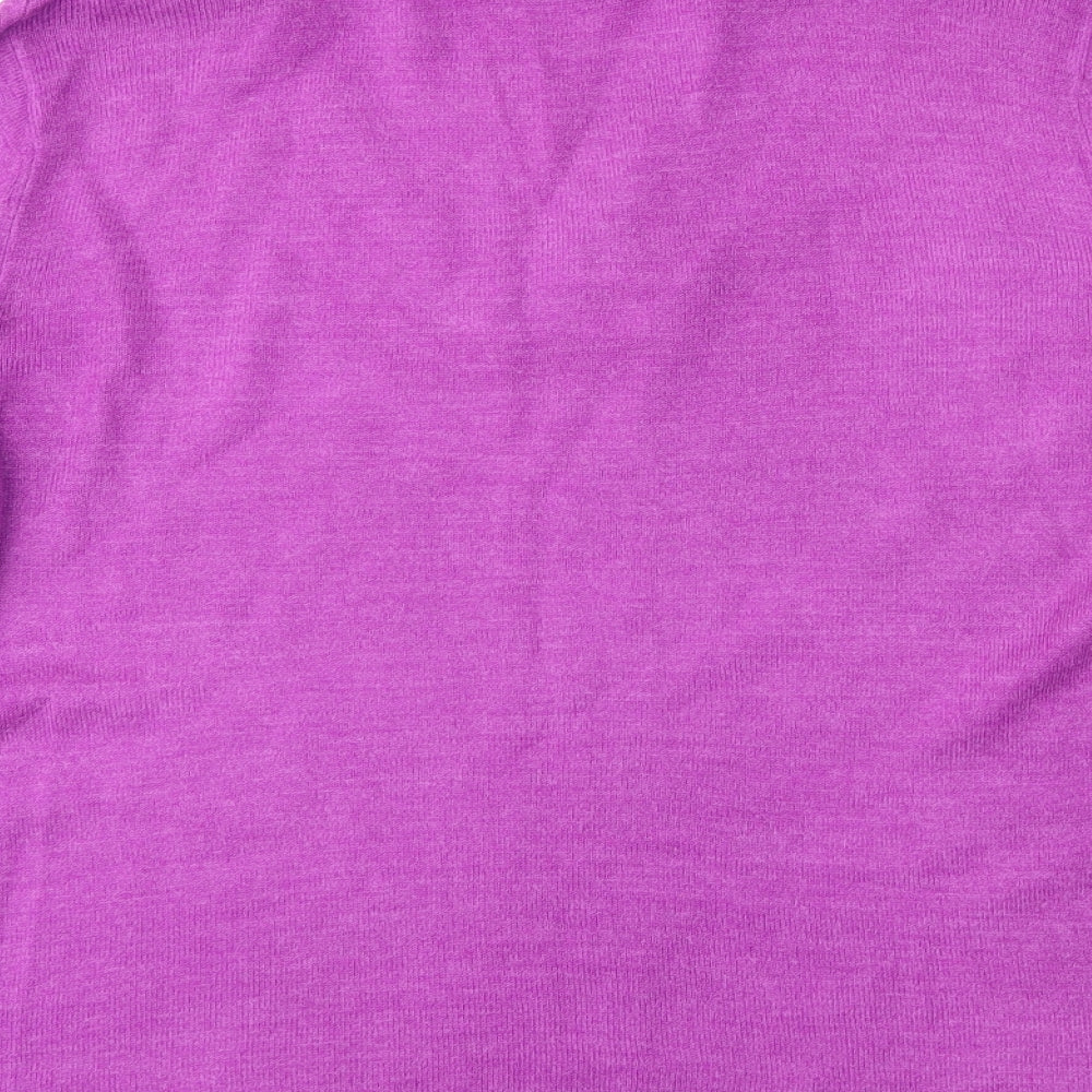 Bonmarché Womens Purple Pullover Jumper Size S
