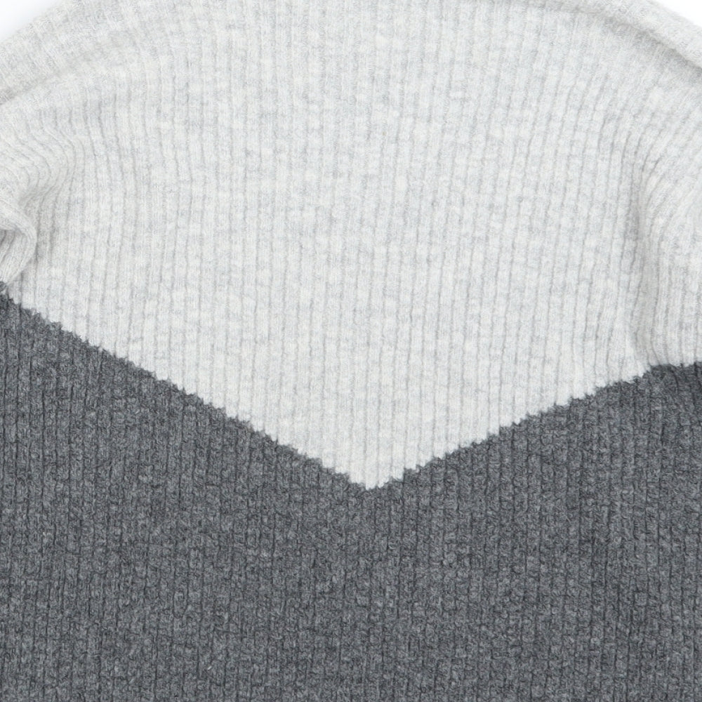 Marks and Spencer Womens Grey Knit Pullover Jumper Size M
