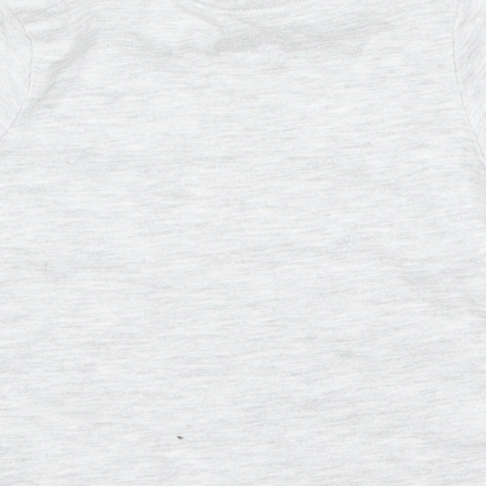 F&F Girls Grey Basic T-Shirt Size 0-3 Months - Together Forever