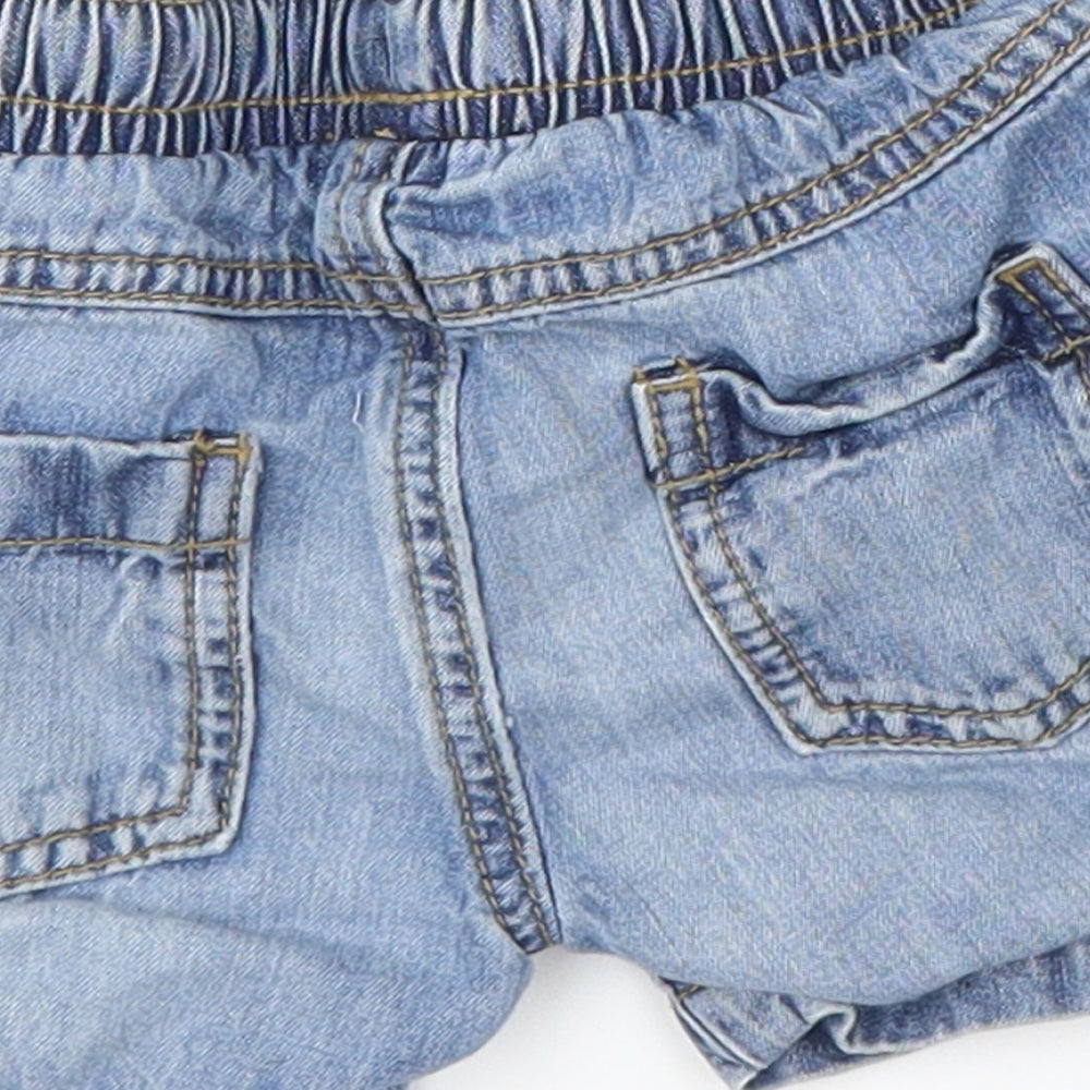 Mothercare Boys Blue Damask Cropped Jeans Size 6-9 Months
