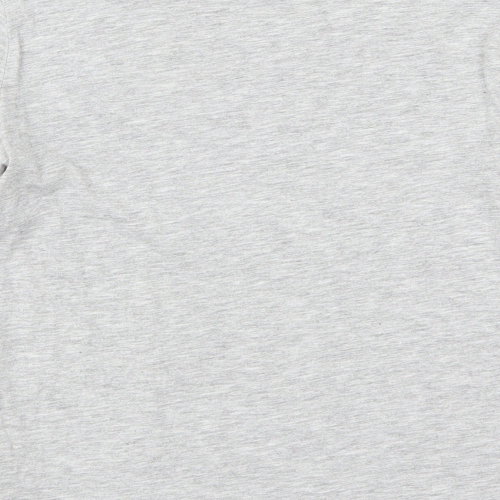 H&M Girls Grey Basic T-Shirt Size 7-8 Years