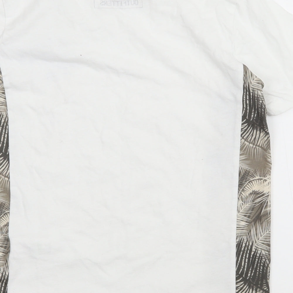 Matalan Boys White Jersey Basic T-Shirt Size 9 Years