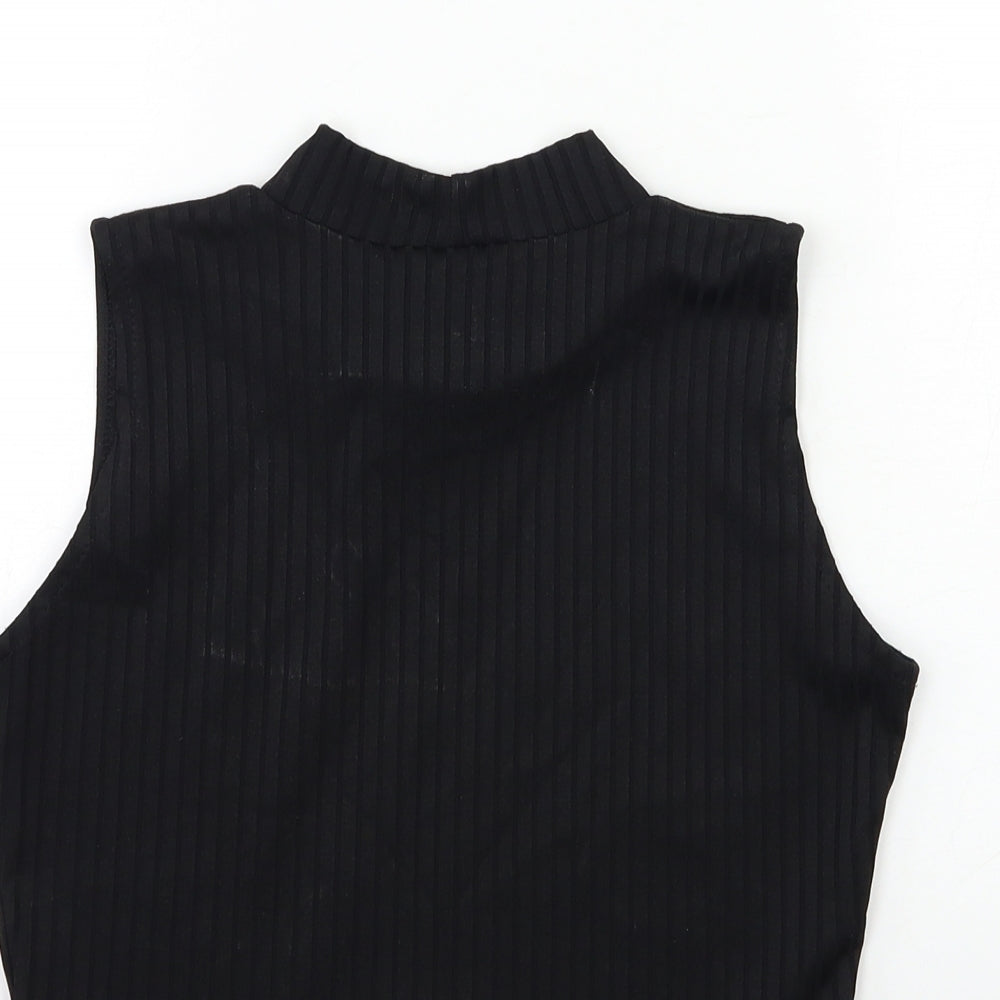 Lime Light Womens Black Basic Tank Size M