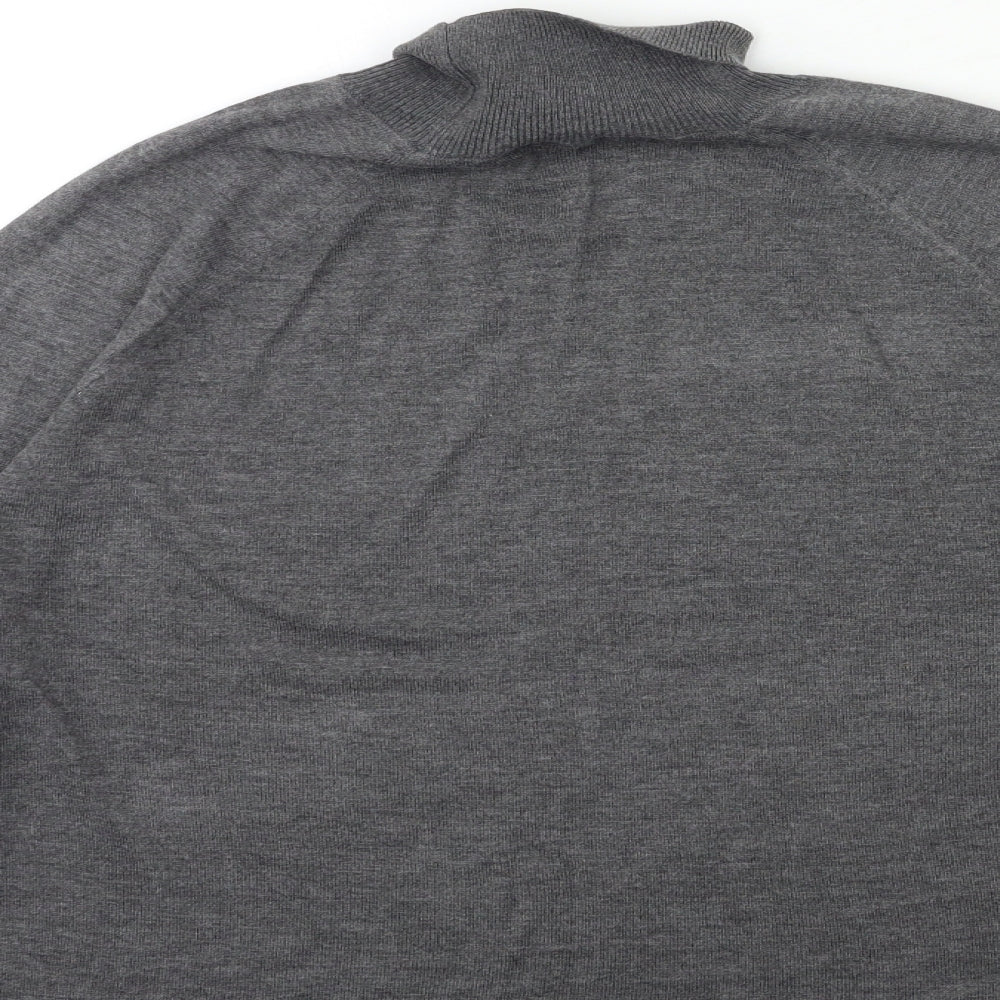 Zara Womens Grey Knit Pullover Jumper Size S