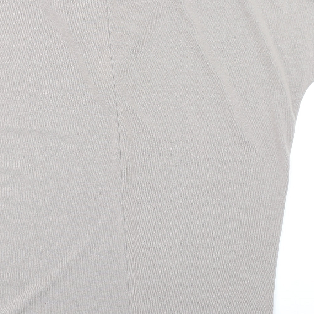Select Womens Brown Basic T-Shirt Size 6
