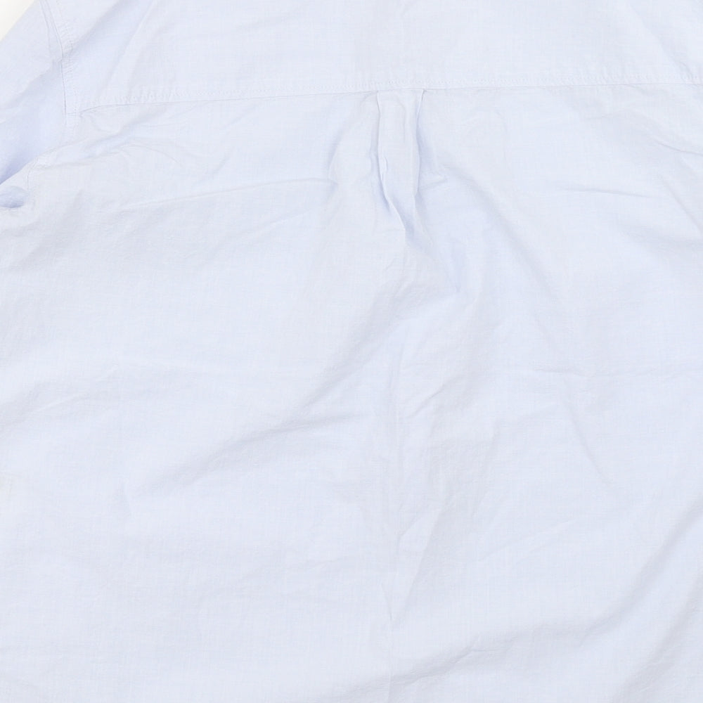 H&M Mens Blue Button-Up Size S