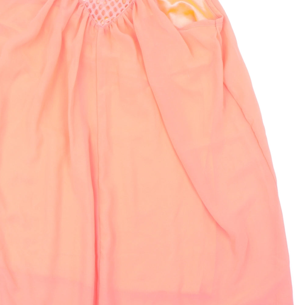 Vicabo Womens Orange Jumper Dress Size L