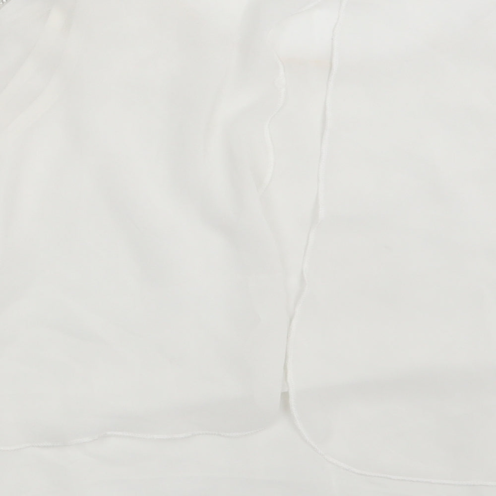 Cherry Koko Womens Ivory Basic Blouse Size S