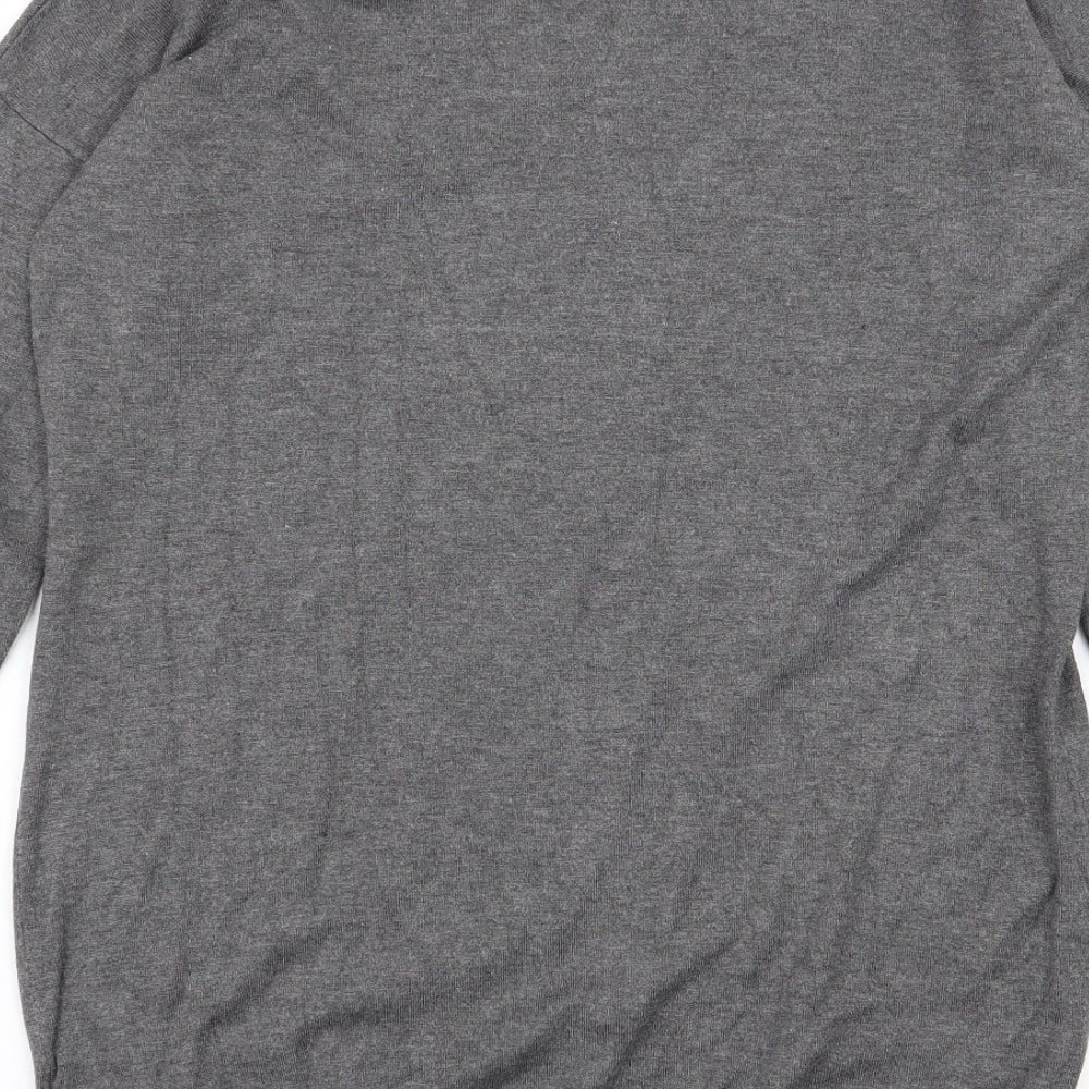 Wallis Womens Grey Geometric Jumper Dress Size S