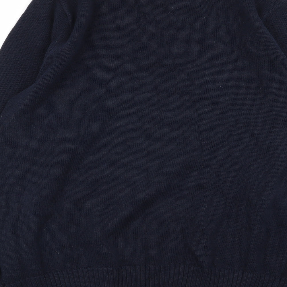 Easy Mens Blue Pullover Jumper Size M