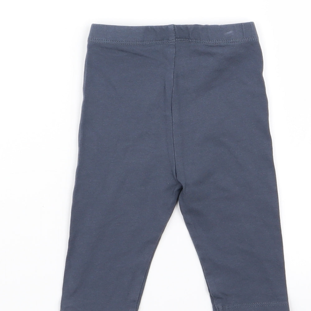 Asda George Girls Grey Jogger Trousers Size 3-6 Months - legging
