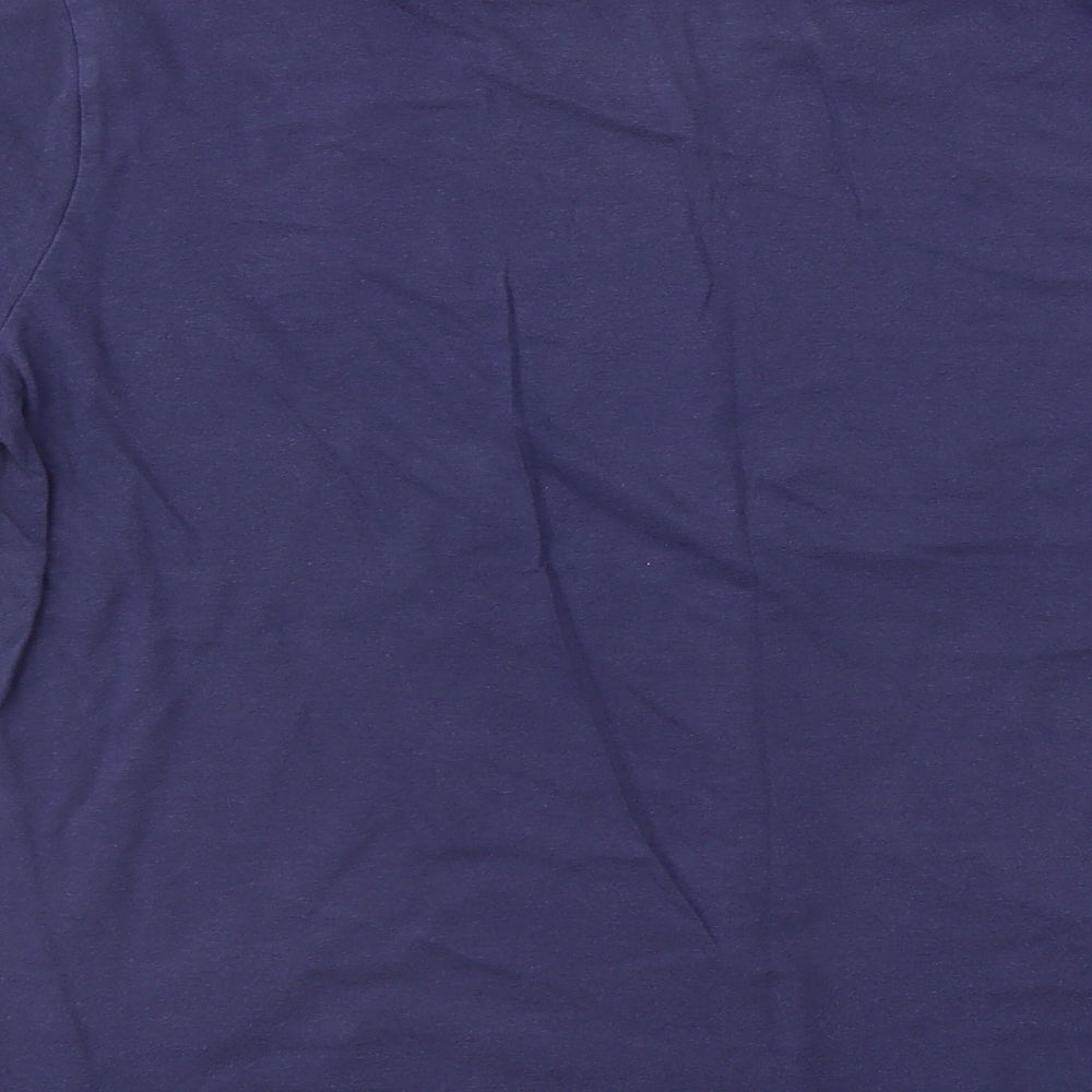 TU Womens Blue Basic T-Shirt Size M