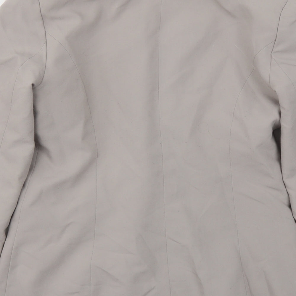 Primark Womens Grey Jacket Blazer Size 10