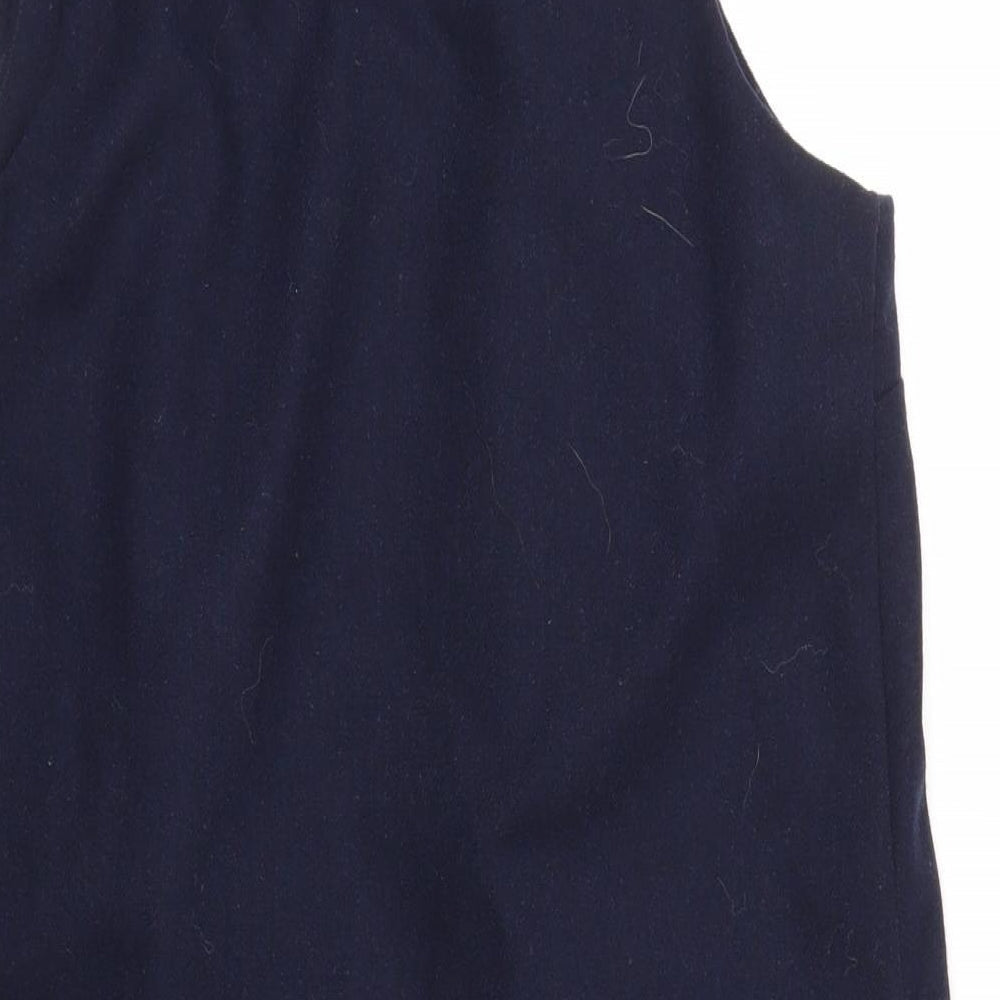 Select Womens Blue Overcoat Coat Size 10