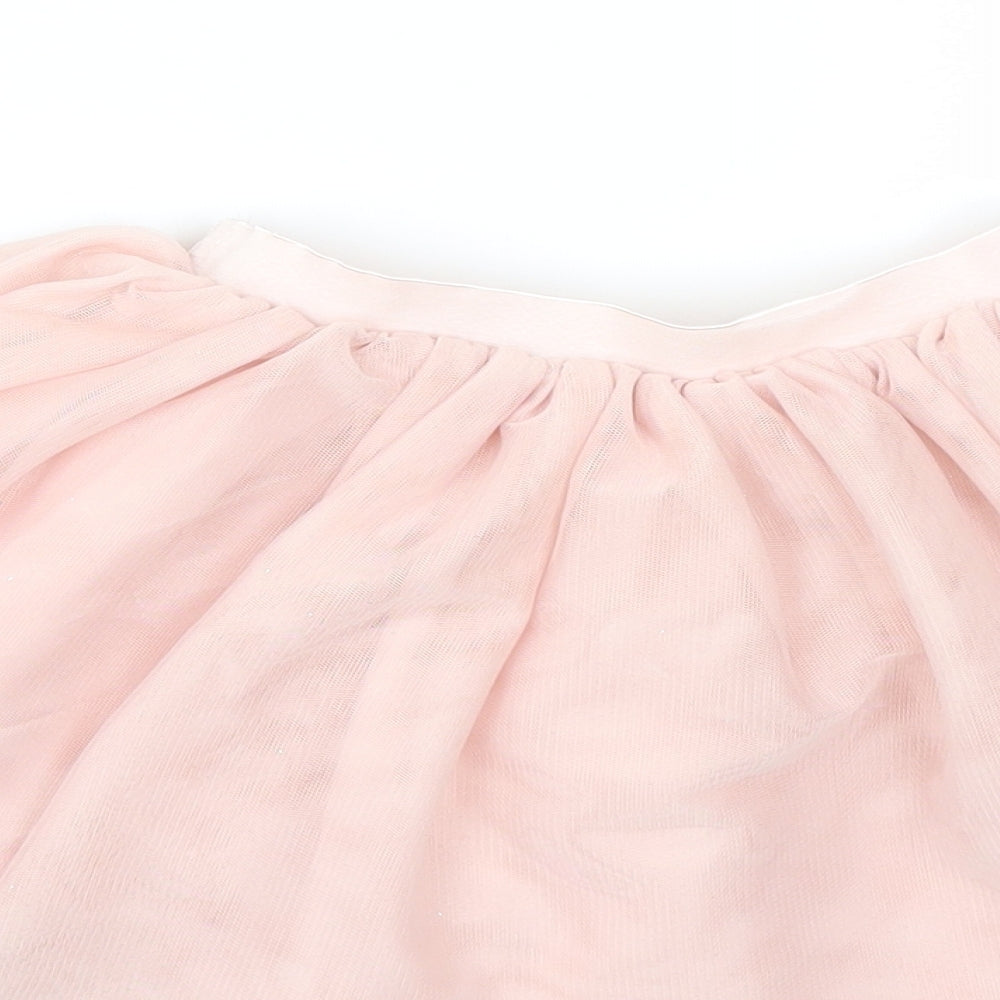 H&M Girls Orange Flare Skirt Size 3-4 Years