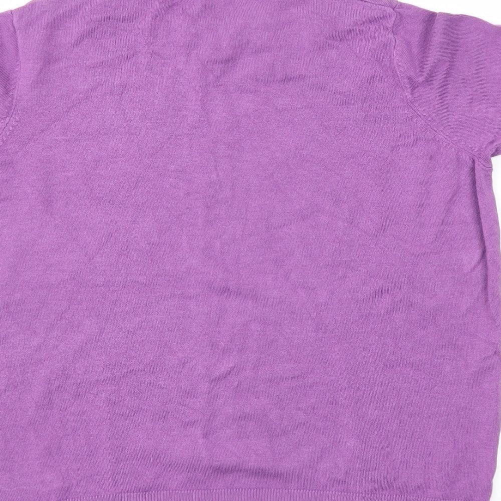 Marks & Spencer Womens Pink Basic T-Shirt Size 12