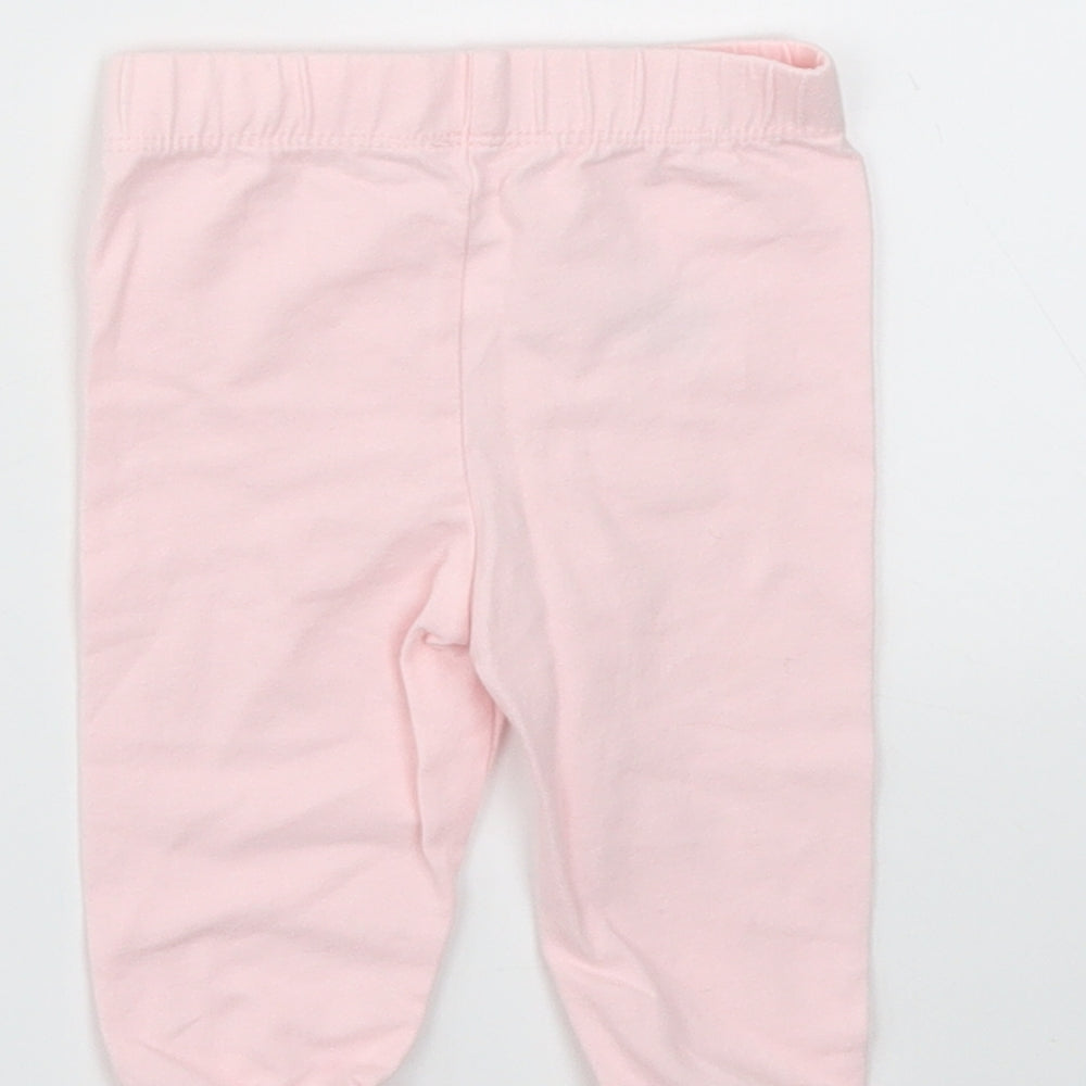 George Girls Pink Capri Leggings Size 3-6 Months