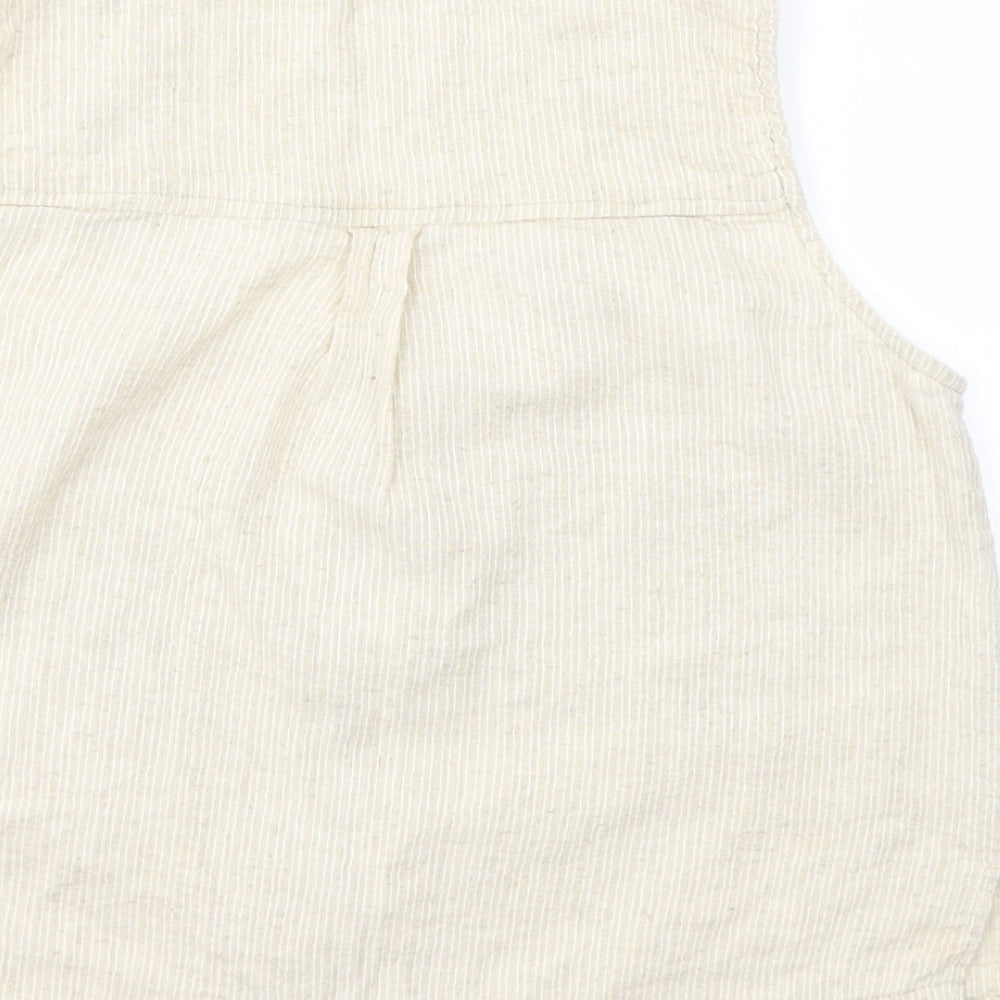 Mango Womens Beige Basic T-Shirt Size L