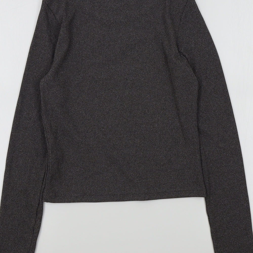 H&M Womens Grey Pullover Jumper Size S