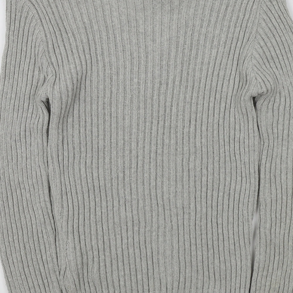 oyisis Womens Grey Pullover Jumper Size M