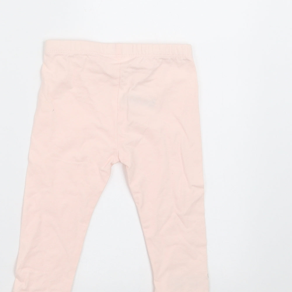 M&Co Girls Pink Trousers Size 6-9 Months - guess how much i love you
