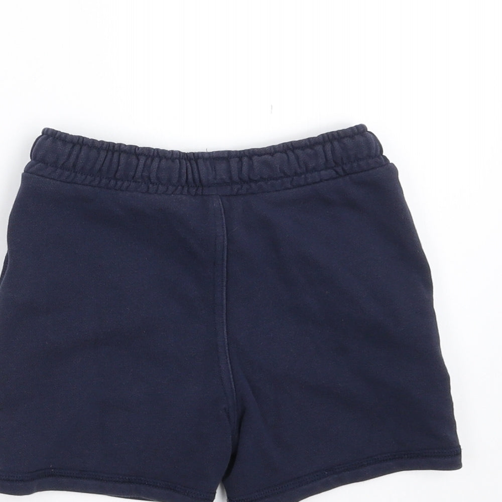 Marks & Spencer Boys Blue Sweat Shorts Size 3-4 Years